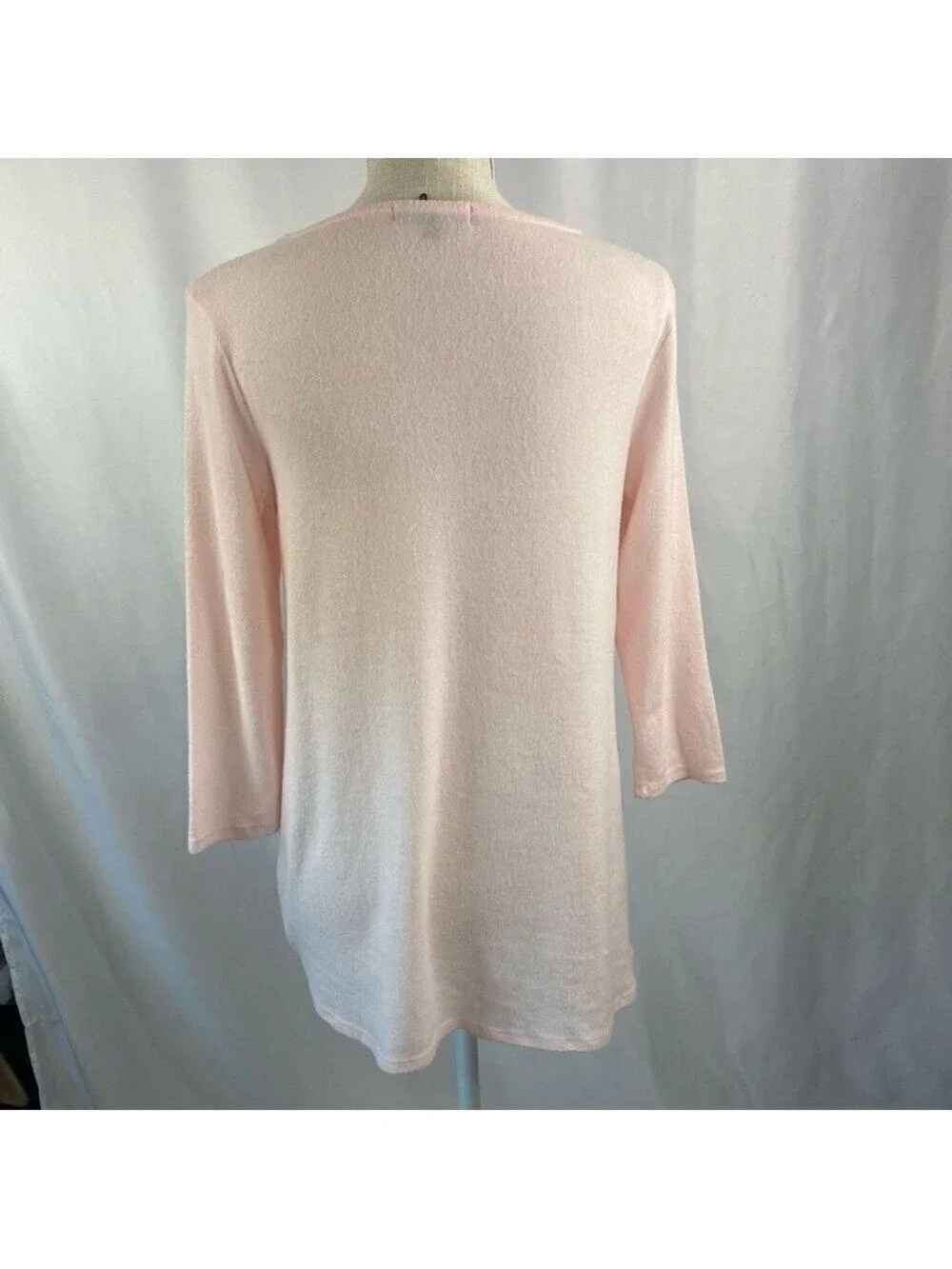 Gibsonlook Womens Soft Pastel Pink Top Long Sleeve XS Never Worn
